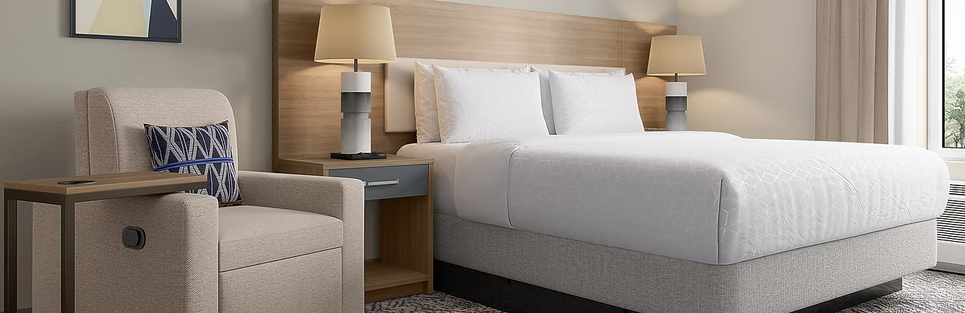 Explore the New Candlewood Suites Guestroom Design