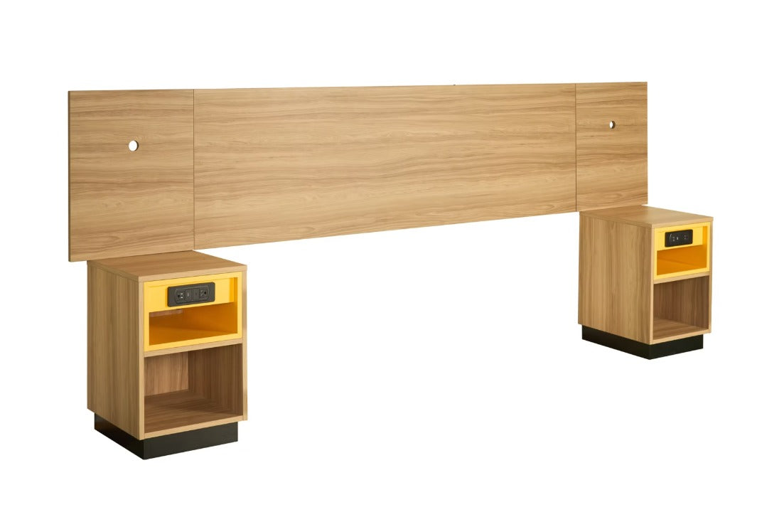 King Headboard with Nightstand