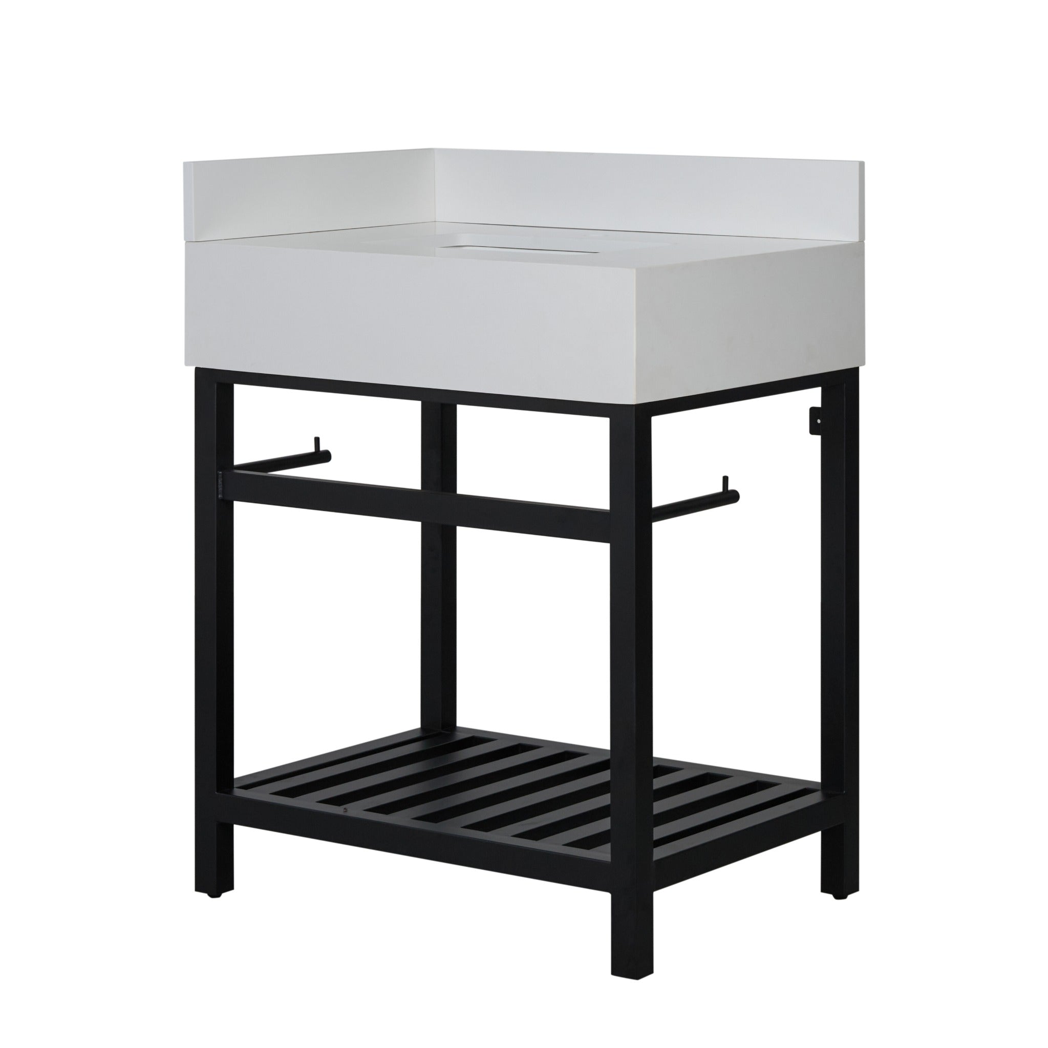 Hospitality metal vanity